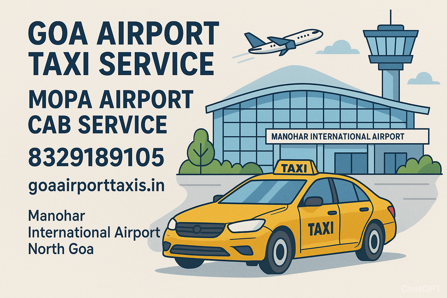Goa Airport Taxis Services Mopa Airport Cab Service